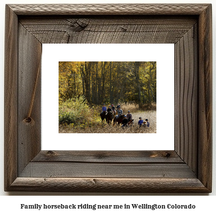 family horseback riding near me in Wellington, Colorado